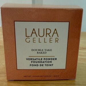 Laura Geller Double Take Baked Foundation in Pink Packaging - FAIR